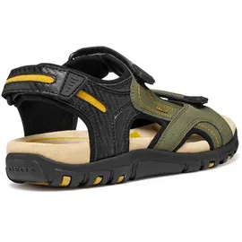 GEOX Sandale Herren Grün/Schwarz 41