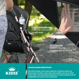 Kidiz Kinderwagen Schwarz