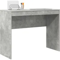 VidaXL Schreibtisch Beton Grau Spanplatte mit Beton-Grau-Finish