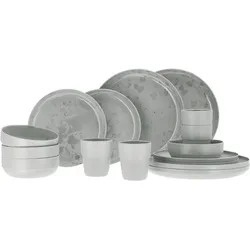 Travellife Palma Geschirr-set light grey 16-teilig EINHEITSGRÖSSE