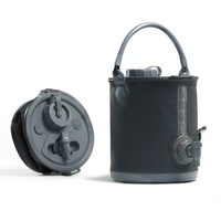 Colapz 2-in-1 Wasserkanister faltbar mit Hahn - tragbarer Wasserkanister für Trinkwasser beim Camping & Festival - praktischer Falteimer für Wohnmobil oder Wohnwagen - BPA-frei