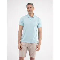 Poloshirt, sportiv-gestreift - Coastal Blue - S