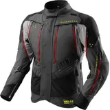 Rebelhorn Hardy 3.0 Textiljacke Grau/Schwarz/Rot XS