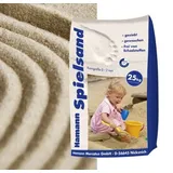 Spielsand Classic 25 kg - Qualitäts Quarzsand I gesiebt I frei von Schadstoffen I gewaschen I feine Körnung ISpielplatz I Sandkasten I Kindergeburtstag