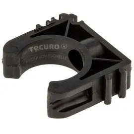 tecuro Rohrschelle - Rohrclip für Rohre & Schläuche, Ø 20 mm erweiterbar,