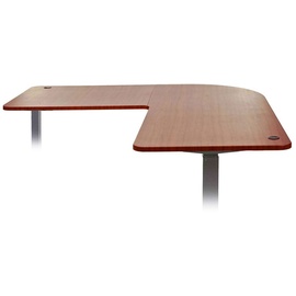 Mendler Tischplatte HWC-D40 für Eck-Schreibtisch, Schreibtischplatte, 90° natur
