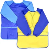 Zweiteilig Kinderschürze Jungen und Mädchen, Kochschürze, Painting Coat Kinder,