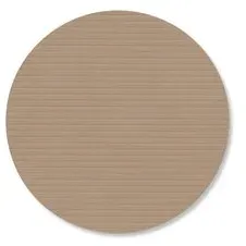 LINDDNA Untersetzer Corduroy Circle Leder Clay Brown