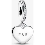 Pandora Gravierbares Herz Silber 798761C01