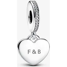 Pandora Gravierbares Herz Silber 798761C01
