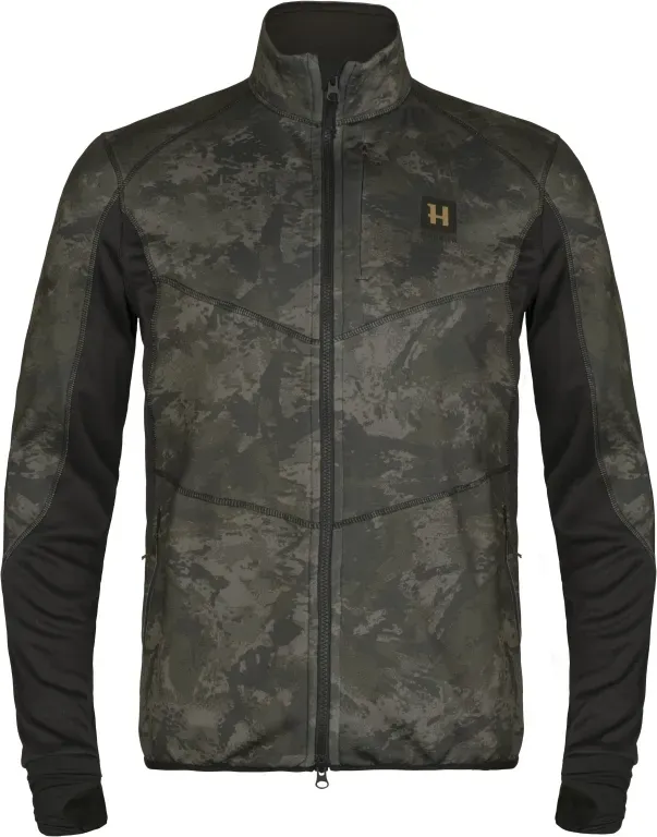 Härkila Herren NOCTYX Camo Fleecejacke Axis MSP - XXXL - black/black