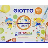 F.I.L.A. GIOTTO PARTY Mini PENCILS 9 cm - 10 x)