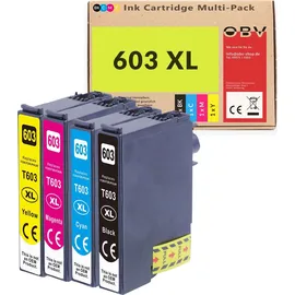 D&C 4er Set Tintenpatronen kompatibel Epson XP-2100 XP-3100 WF-2810 – ersetzt 603XL – kein OEM
