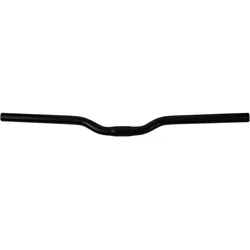 Zoom Fahrradlenker 600 mm Stahl Lenker Fahrrad Fahrradlenkstange Klemmung 25,4 mm Klapprad (schwarz)