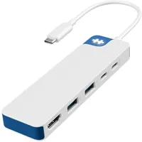 Targus Hyper® HyperDrive Flex 5 USB-C Hub weiß/blau