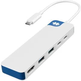 Targus Hyper® HyperDrive Flex 5 USB-C Hub weiß/blau