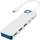 Targus Hyper® HyperDrive Flex 5 USB-C Hub weiß/blau