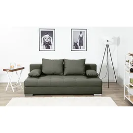 Collection AB Schlafcouch Polyester 2-Sitzer Grün