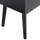 Woood Nachtschrank Vienna 36 x 30 x 53 cm Schwarz