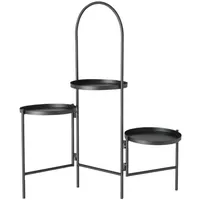 Boltze Pflanztopfhalter Mareta 34 x 68 cm Schwarz