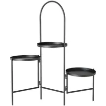 Boltze Pflanztopfhalter Mareta 34 x 68 cm Schwarz