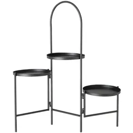 Boltze Pflanztopfhalter Mareta 34 x 68 cm Schwarz