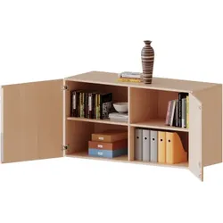Aufsatzschrank für ErgoTray Serie, 2 Ordnerhöhe - Serie evo180