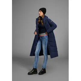 POLARINO Steppmantel in Marine, & windabweisenden Obermaterial, oversize Form, Gr. 50,