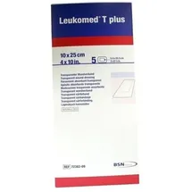 BSN Medical Leukomed T plus Wundverband 10 x 25 cm 5 St.