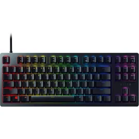 Razer Huntsman Tournament Edition (Red Switch) - Gaming-Tastatur ohne Ziffernblock (Lineare Optische Switches, Doubleshot PBT-Tastenkappen, Abnehmbares USB-C Kabel) QWERTY US-Layout | Schwarz