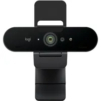 Logitech Brio 4K-Webcam for Business, biometrische Anmeldung mit Windows Hello, automatische Beleuchtungskorrektur, Geräuschunterdrückung, funktioniert Microsoft Teams, Google Meet, PC/Mac - Graphit