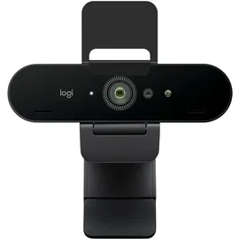 Logitech Brio 4K-Webcam for Business, biometrische Anmeldung mit Windows Hello, automatische Beleuchtungskorrektur, Geräuschunterdrückung, funktioniert Microsoft Teams, Google Meet, PC/Mac - Graphit