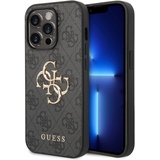 GUESS GUHCP14X4GMGGR iPhone 14 Pro Max 6,7" 4G Big Metal Logo Back Cover für Apple