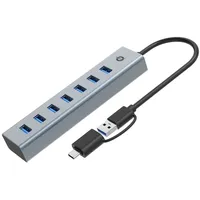 Conceptronic HUBBIES21G 7-Port-USB 3.0-Hub, 5Gbps, USB-A x 7