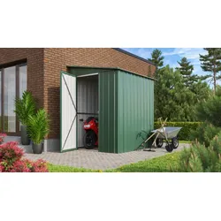 Globel Gerätehaus "Wand-Zierde LeanTo" 56, jade