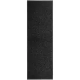 vidaXL Fußmatte 60 x 180 cm Schwarz
