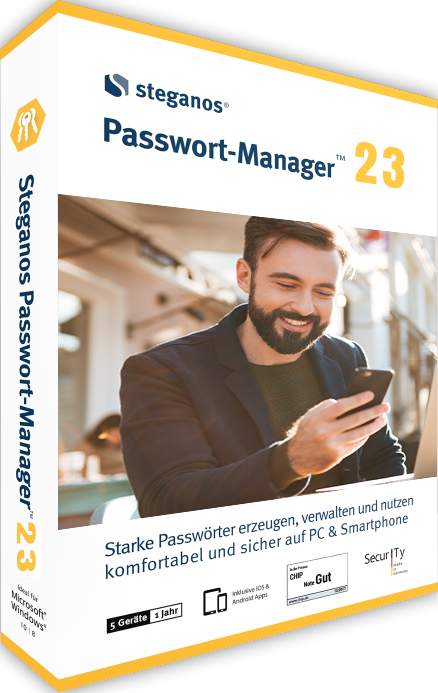 Steganos Passwort Manager 23 | Download + Produktschlüssel bei Bestsoftware.de
