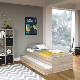 VitaliSpa Funktionsbett Enzo Sonoma Eiche