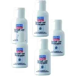 5x 25ml LIQUI MOLY 6297 Polierpaste Schleif- und Polierpaste Deckharz