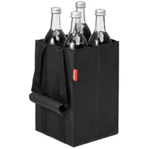 Achilles Flaschenkorb 4 Fächer 1,5 Liter 0 x 0 x 0 cm Schwarz