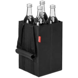 Achilles Flaschenkorb 4 Fächer 1,5 Liter 0 x 0 x 0 cm Schwarz