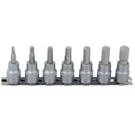 KS Tools 3/8" Bit-Stecknuss-Satz Innensechskant, 7-tlg.