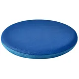 Viusneun Stuhlkissen, Gemütliches Rund Sitzkissen Memory Schaumstoff Sitzpolster Einfarbige Auflagen Waschbare 40cm Stuhlkissen kompatibel für Outdoor und Indoor Sitzkissen (Blau)