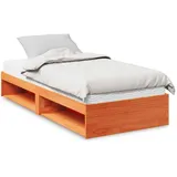 vidaXL Tagesbett 90 x 200 cm Wachsbraun