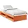 vidaXL Tagesbett 90 x 200 cm Wachsbraun