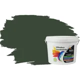 RyFo Colors Fassadenfarbe Silikonharz Fassadenfarbe Chromgrün 3l, 1 L ca. 6 m2, Wasserabweisend, diffusionsfähig, schützt vor Schmutz, Algen, Pilzen grün