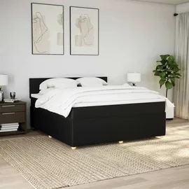 vidaXL Boxspringbett 180 x 200 cm Schwarz