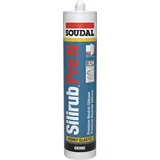 SOUDAL Silikondichtstoff Silirub Pro N schwarz 300ml Kartusche SOUDAL