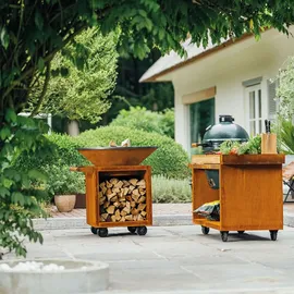 Ofyr Feuerplatte 100 cm Corten