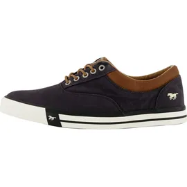 Mustang Sneaker Herren Schwarz/Braun/Weiß 45